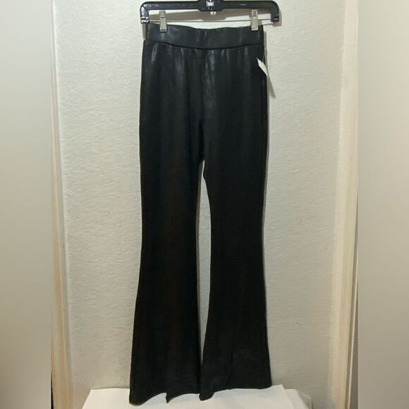 Brand bazar pants split hem size S black P1 - Picture 1 of 9